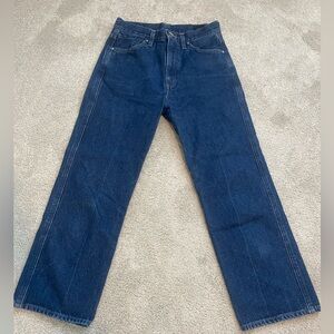 Goldsign Blue Straight-Leg Jeans